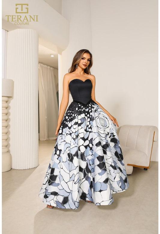 Terani Couture Sweetheart Neckline Sleeveless Ballgown