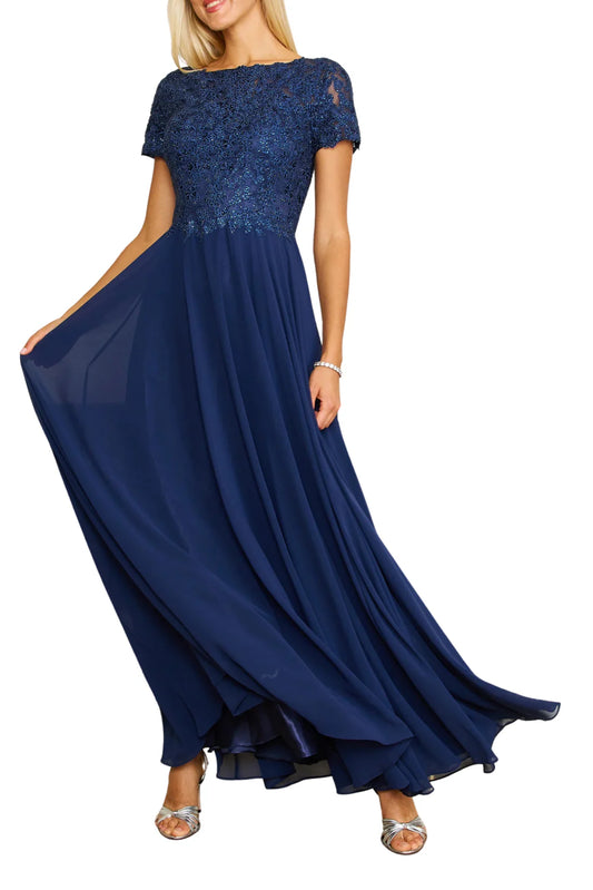 Dylan and Davids Short-Length Sleeve Mother Of The Bride Evening Dress