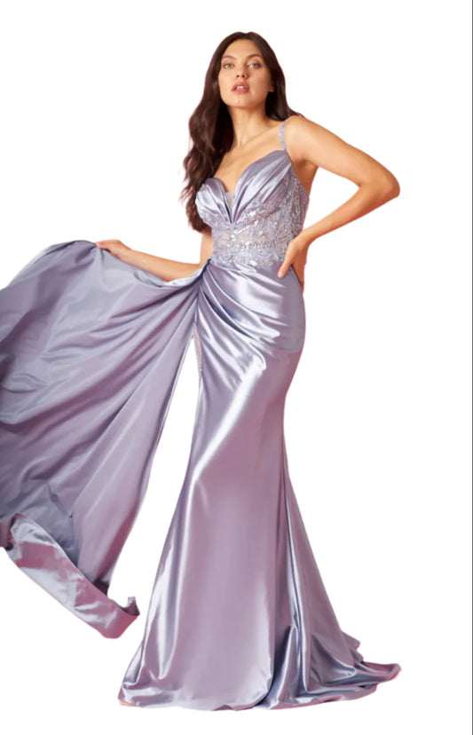 Dylan and Davids Full-Length Sexy Corset-Style Prom Formal Gown
