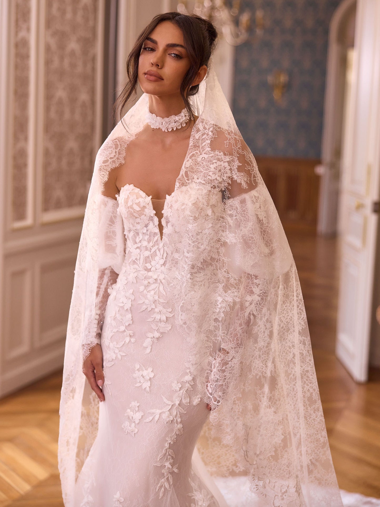 Fitted Mermaid Fitted Mermaid Lace Gown