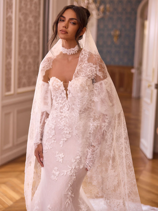 Fitted Mermaid Fitted Mermaid Lace Gown